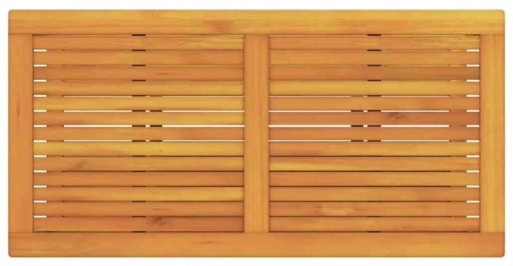 vidaXL Τραπεζάκι Πλευράς Καφέ 110 x 55 x 45 cm Στερεό Ξύλο Ακακίας