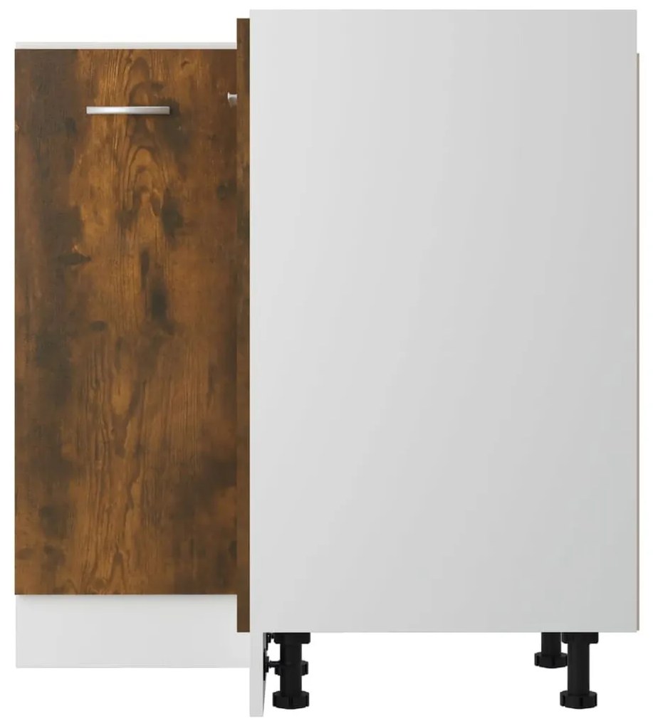 Ντουλάπι Κουζίνας Καπνιστή Δρυς 75,5x75,5x81,5εκ. Επεξεργ. Ξύλο - Καφέ