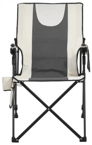 VEVOR Heated Camping Chair, 3 Heat Settings, High Back Folding Camping Chair, Supports 260lbs, Full Padded Beach Chairs with Armrest & Cupholder, Portable Lawn Chairs for Outdoor Sports Travel