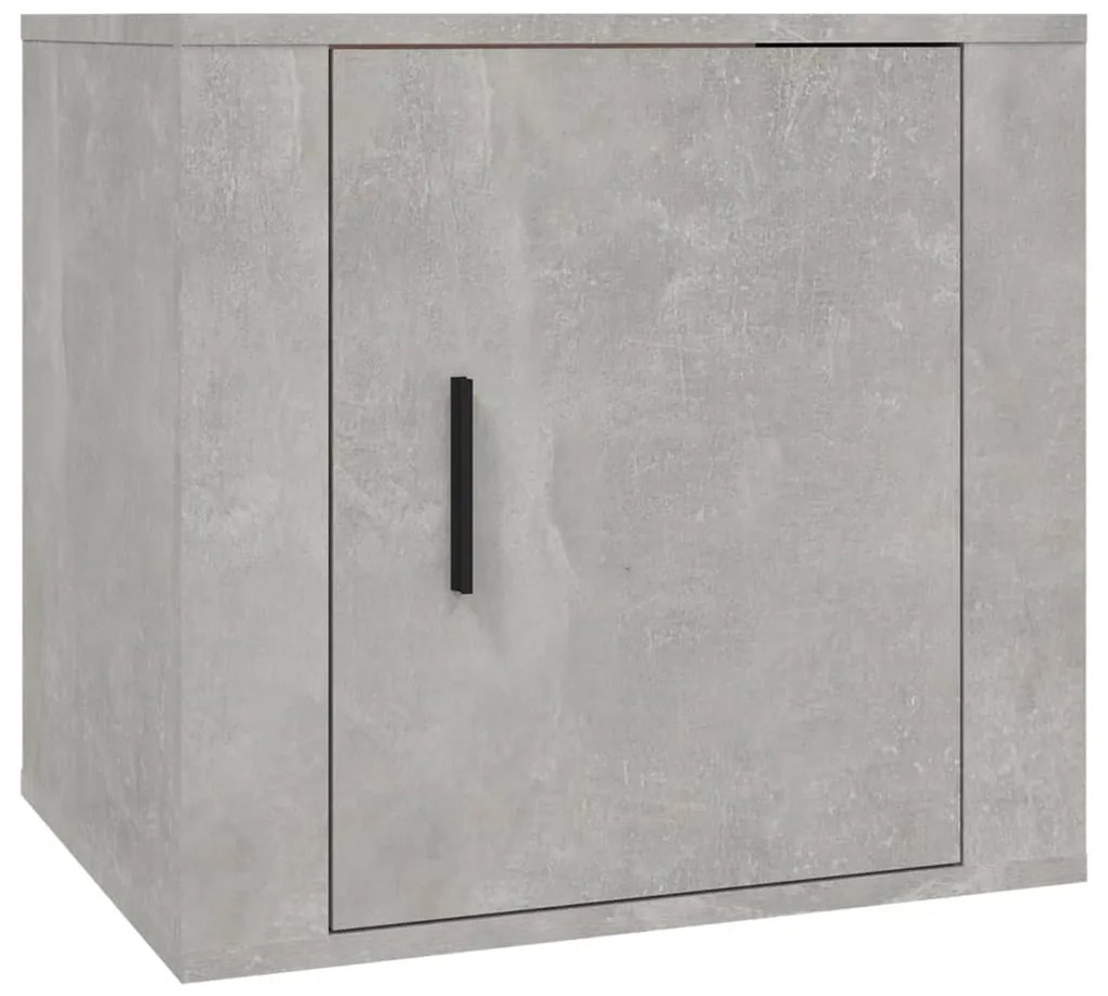 vidaXL Κομοδίνα 2 τεμ. Γκρι Σκυροδέματος 50x39x47 εκ.