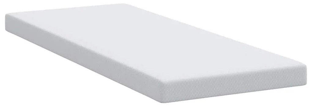 vidaXL Στρώμα επικάλυψης Λευκό 80 x 200 cm Υφασμα Jacquard