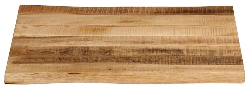 vidaXL Επιφάνεια Τραπεζιού 40x40x2,5 εκ. Live Edge Μασίφ Ξύλο Μάνγκο