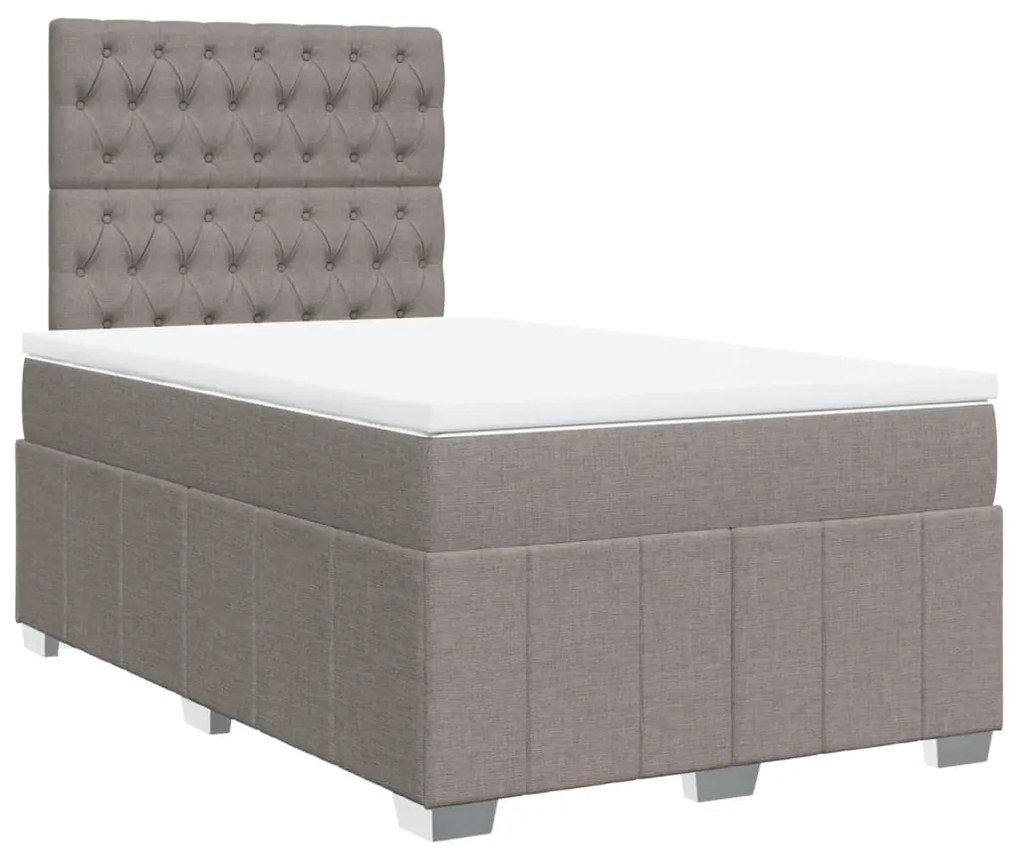 ΚΡΕΒΑΤΙ BOXSPRING ΜΕ ΣΤΡΩΜΑ TAUPE 120X200 ΕΚ. ΥΦΑΣΜΑΤΙΝΟ 3291646