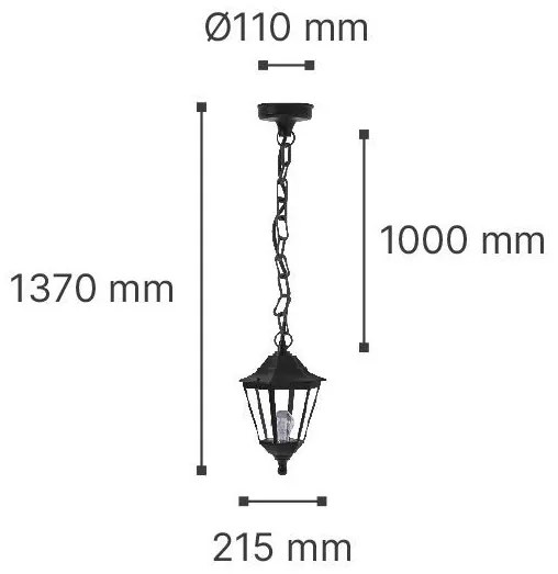 Κρεμαστό φωτιστικό it-Lighting Redfish 803001