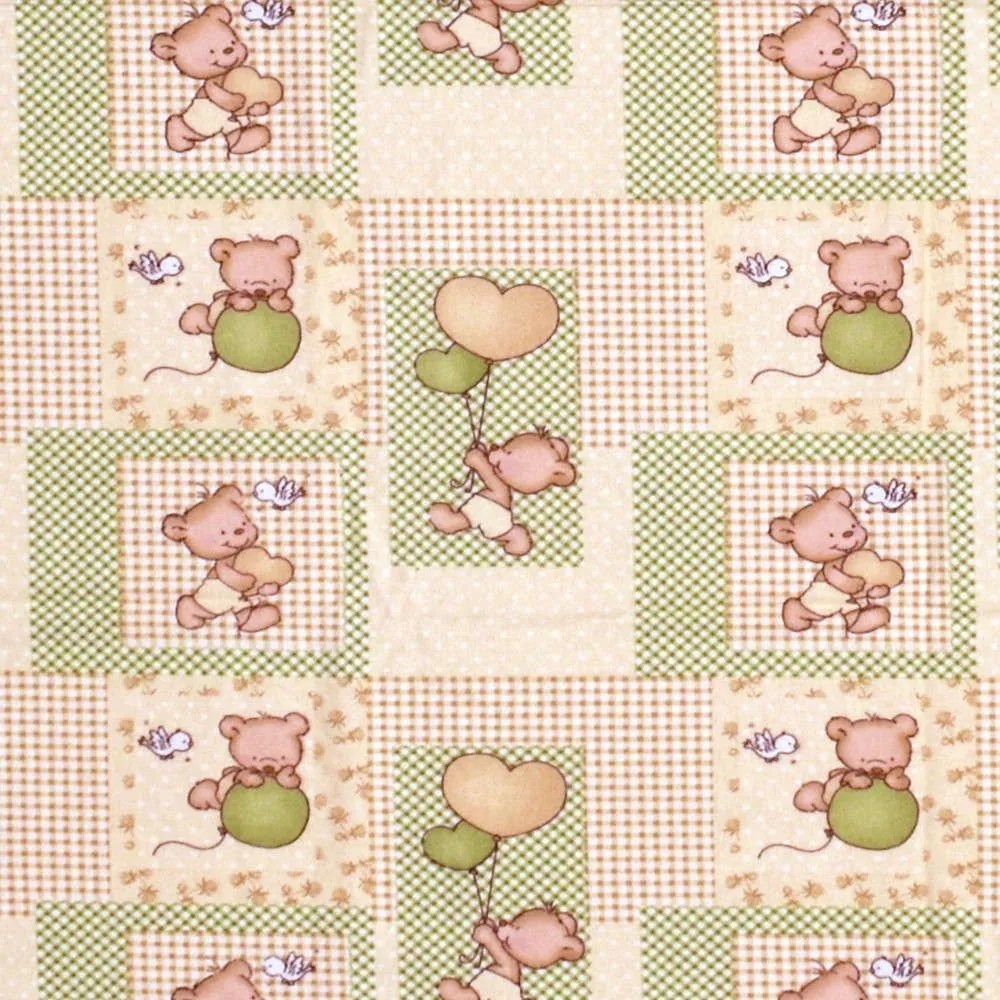 Πάνα Βρεφική Baloon 76 Beige DimCol 80x80cm 100% Cotton Flannel