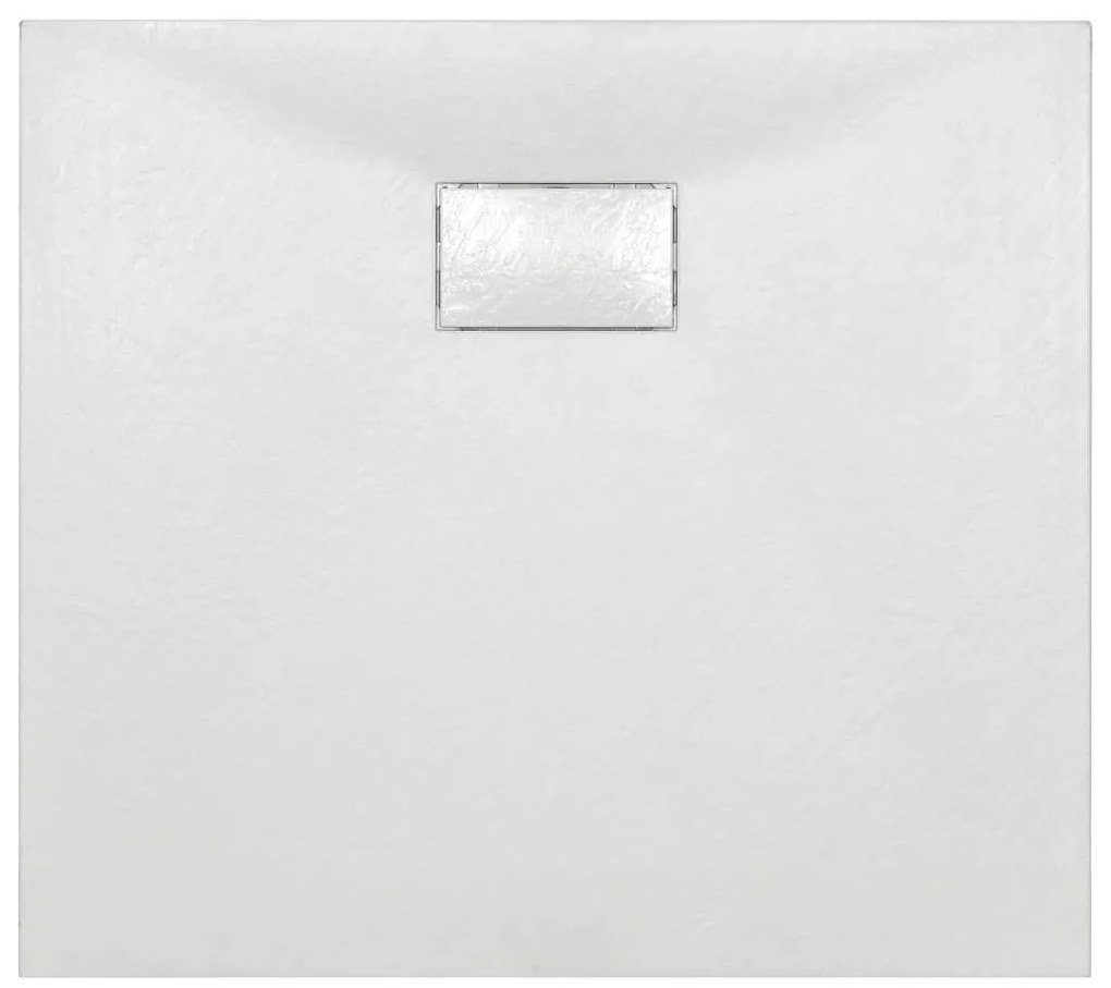 Βάση Ντουζιέρας Λευκή 90 x 80 εκ. από SMC - Λευκό