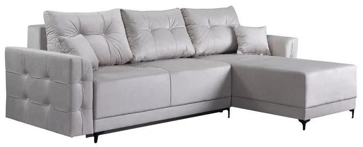 Γωνιακός Καναπές - κρεβάτι SMAK Μπέζ 266x175x83εκ 266x175x83 εκ.