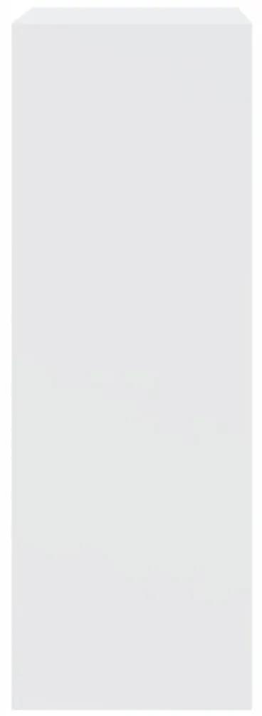 Παπουτσοθήκη Λευκή 60x34x96,5 εκ. από Επεξεργασμένο Ξύλο - Λευκό