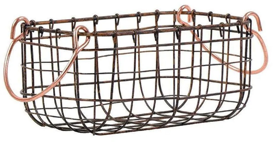 Καλάθι Σερβιρίσματος Μεταλλικό TAK120 22x12x9,5cm Bronze Espiel Metal