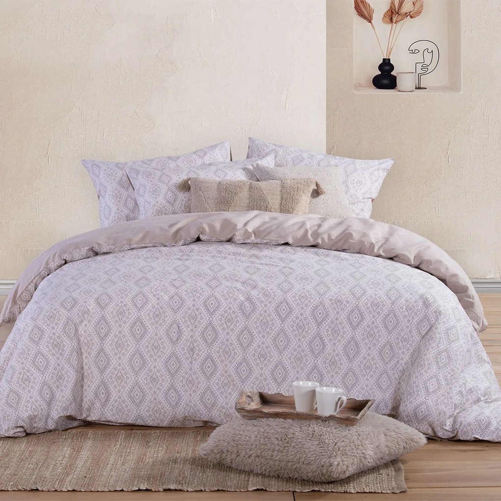 Σεντόνια Μονά (Σετ) Nef-Nef Homeware Smart Shreder Ecru Εκρού,Μπεζ ΧΩΡΙΣ ΛΑΣΤΙΧΟ 170x270