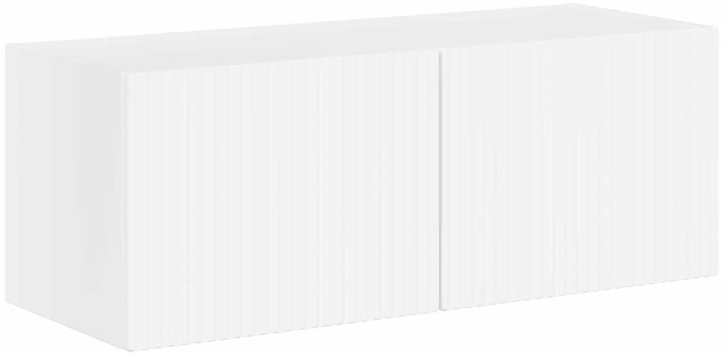 vidaXL Σετ επίπλου τηλεόρασης Επιτοίχιο 6 pcs Υψηλής γυαλάδας λευκό