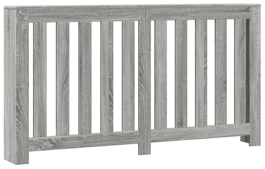 vidaXL Κάλυμμα Καλοριφέρ Γκρι Sonoma 149x20x82 εκ Επεξεργασμένο Ξύλο