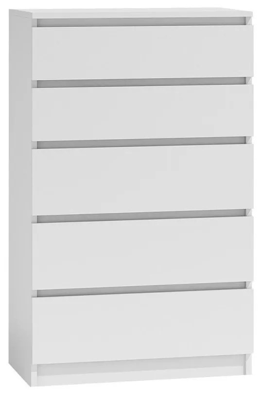 Σιφονιέρα Comfivo 231, Άσπρο, Με συρτάρια, Αριθμός συρταριών: 5, 112x70x40cm, 32 kg | Epipla1.gr