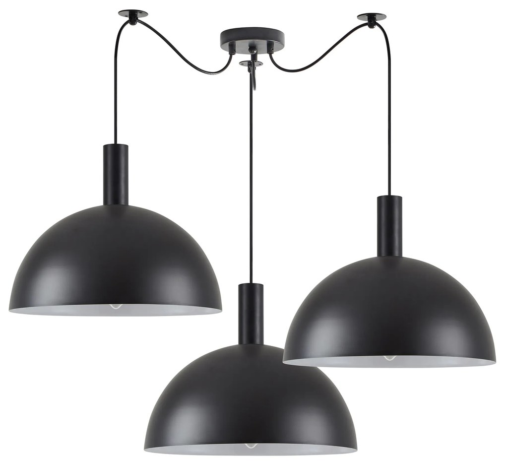 Φωτιστικό Οροφής  SE21-BL-4-BL3-MS40 ADEPT TUBE Black Metal Shade Pendant+ - 51W - 100W - 77-8499