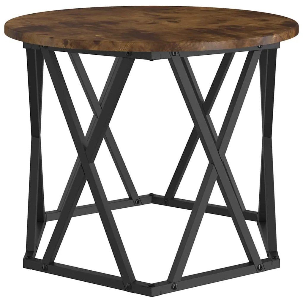 vidaXL Κομοδίνο Μονάδας 3 pcs Καπνιστό Δρύς