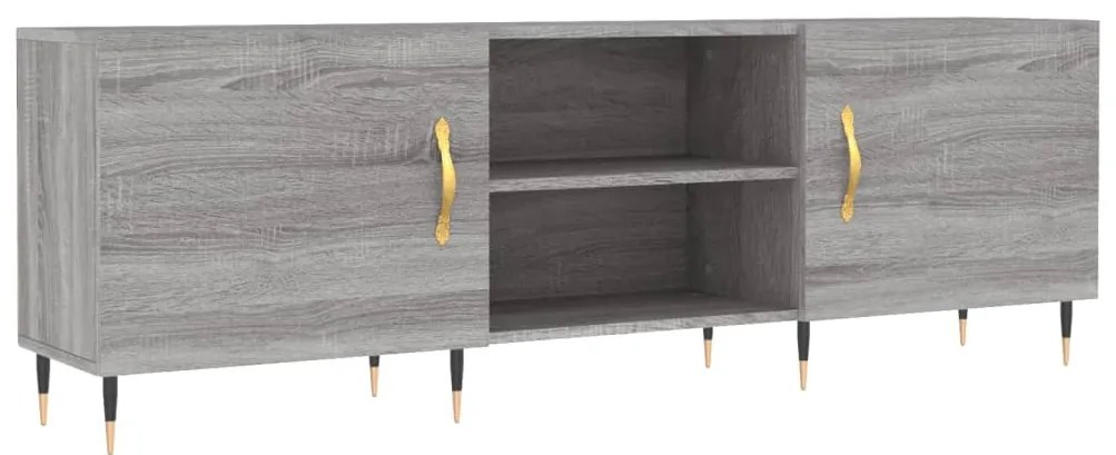 vidaXL Έπιπλο Τηλεόρασης Γκρι Sonoma 150x30x50 εκ. από Επεξεργ. Ξύλο