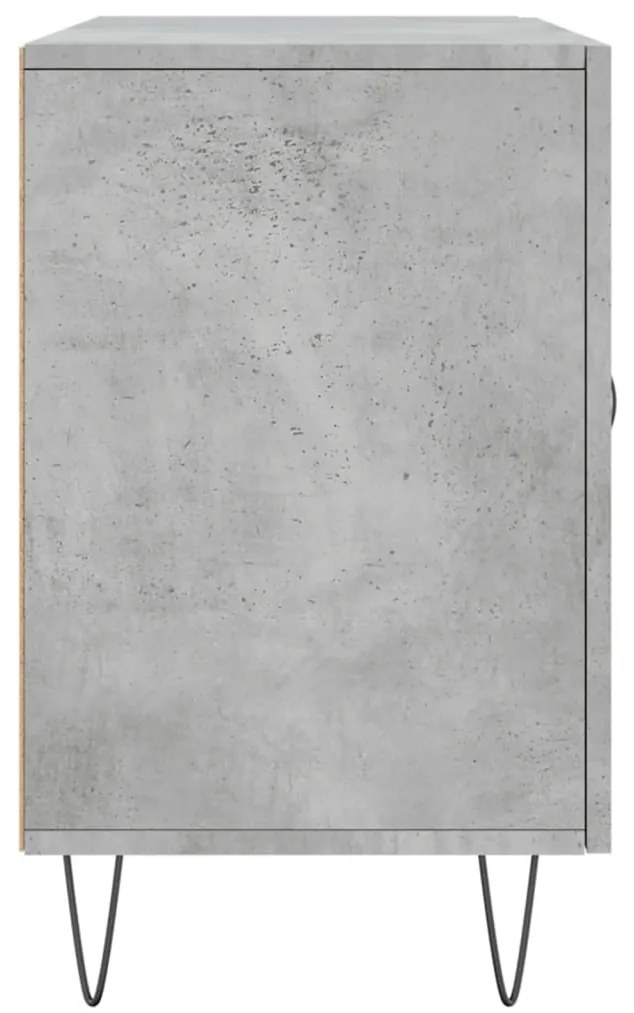 vidaXL Ντουλάπι Γκρι Σκυροδέματος 100 x 36 x 60 εκ. Επεξεργασμένο Ξύλο