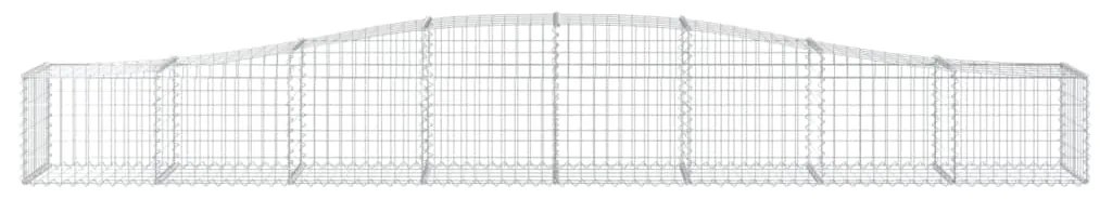 vidaXL Συρματοκιβώτια Τοξωτά 6 τεμ. 400x50x40/60 εκ. Γαλβαν. Ατσάλι