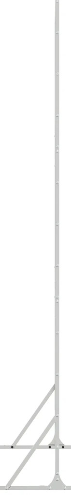 vidaXL Αδιαφανής Οθόνη 100x50x180 εκ από Γαλβανισμένο Χάλυβα