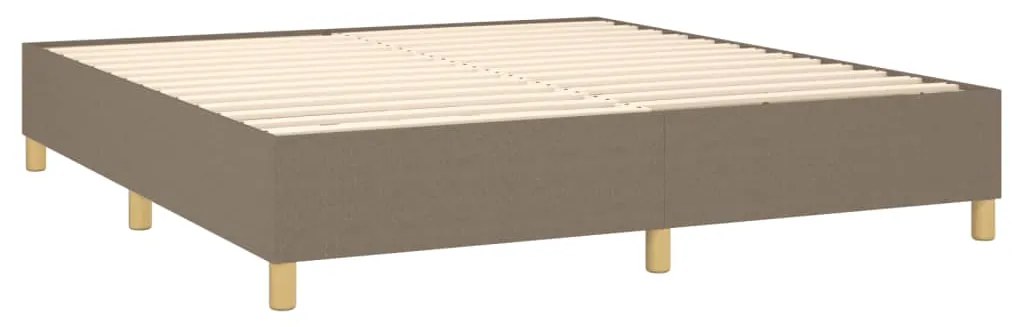 ΚΡΕΒΑΤΙ BOXSPRING ΜΕ ΣΤΡΩΜΑ TAUPE 160X200 ΕΚ. ΥΦΑΣΜΑΤΙΝΟ 3131925