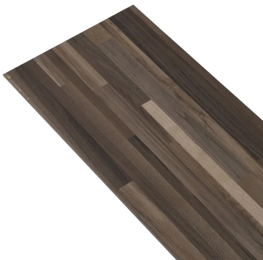 vidaXL Δάπεδο Αυτοκόλλητο Ριγέ Καφέ 5,21 μ² / 2 χιλ. από PVC