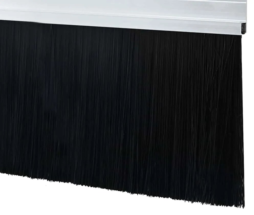 vidaXL Αυτοκόλλητες σφραγίδες πόρτας 12 pcs Ασημί 100 cm