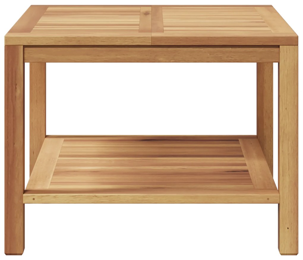 vidaXL Τραπεζάκι σαλονιού Καφέ 60 x 60 x 45 cm Μασίφ ξύλο teak
