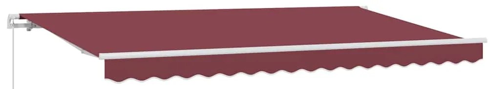 vidaXL Σκηνίτσα Αναδιπλούμενη Μπορντό 400 x 200 cm ύφασμα