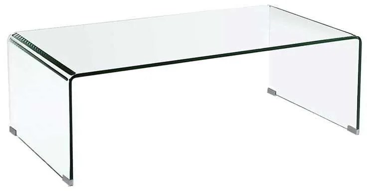 Τραπεζάκι σαλονιού γυαλί Glasser Clear EM720 110x55x35cm
