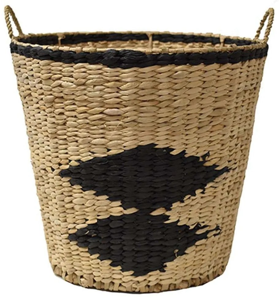 Καλάθι Rush 00.06.67444 Φ40x35cm Natural-Black Mat