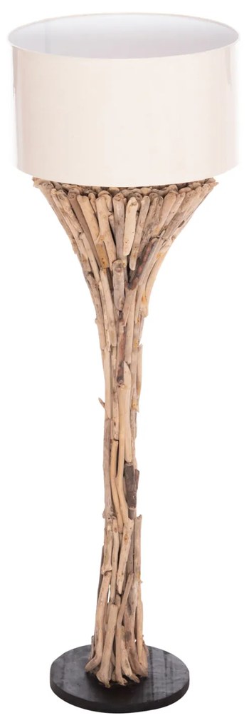 ΔΙΑΚΟΣΜΗΤΙΚΟ ΦΩΤΙΣΤΙΚΟ ΔΑΠΕΔΟΥ ALTAR HM4433 DRIFTWOOD--ΛΕΥΚΟ PVC Φ45x142Υεκ. - 0512263 - HM4433