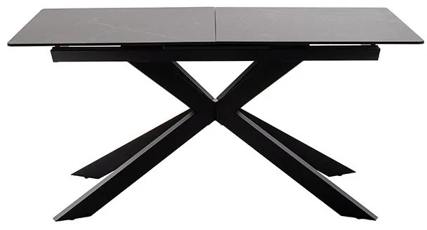 Bali Καρεκλα Relax Μαύρη + Υποπόδιο 83x86x102 cm