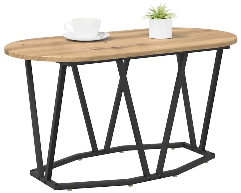 vidaXL Τραπεζάκι σαλονιού Artisan Oak 80 x 40 x 40.5 εκ