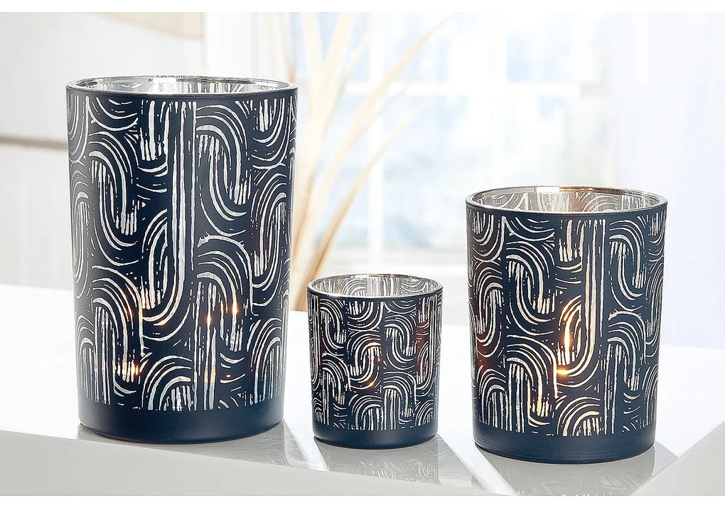 Θήκη Ρεσώ ArteLibre Με Διακόσμηση Μπλε Γυαλί 12.5cm