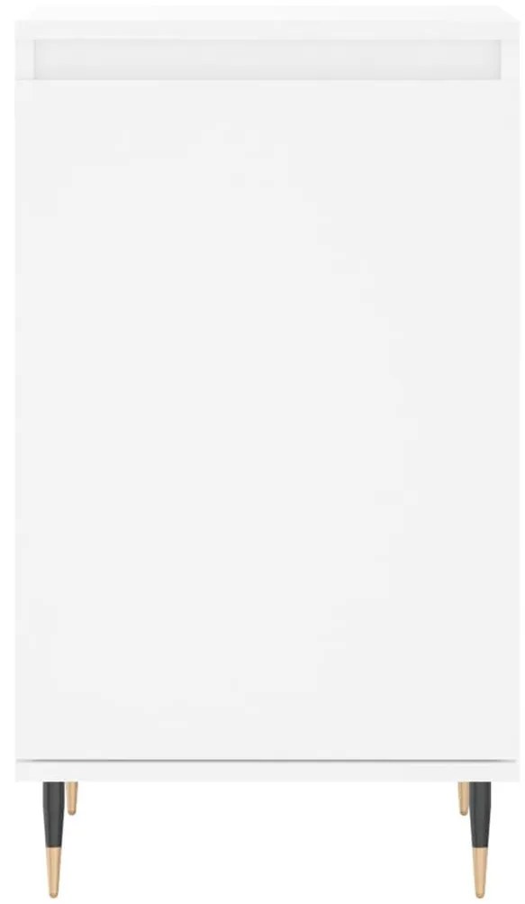 Ντουλάπια 2 τεμ. Λευκά 40 x 35 x 70 εκ. από Επεξεργασμένο Ξύλο - Μαύρο
