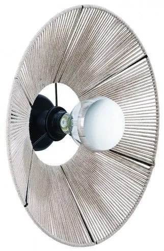 Απλίκα Φωτιστικό Τοίχου E27 IP20 40cm Arkolight 984-2/Α1 Καφέ