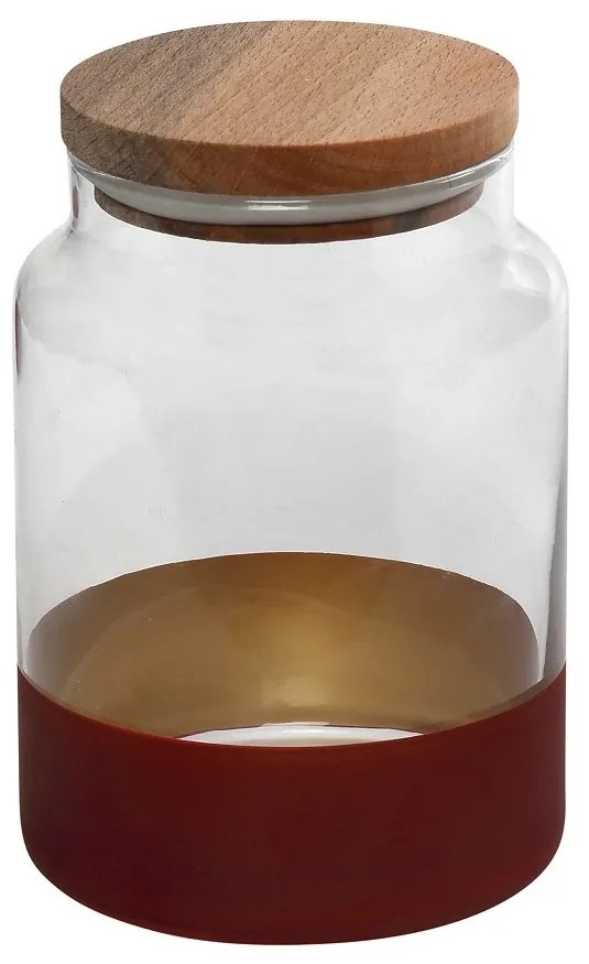 Δοχείο Κουζίνας Γυάλινο Red-Gold Alfa ESPIEL 890ml RAB638