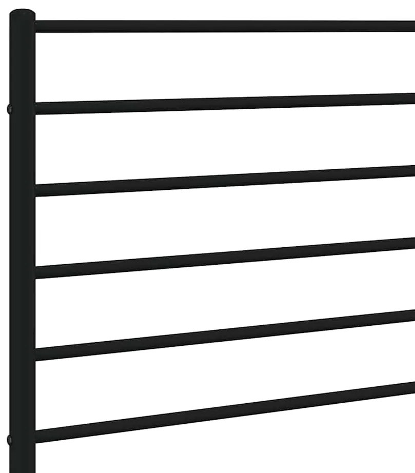 vidaXL Κεφαλάρι Μαύρο 100 εκ. Μεταλλικό