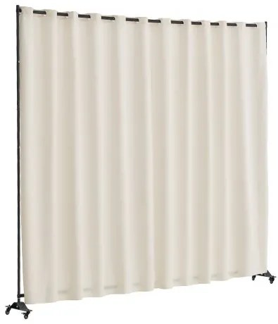 VEVOR Room Divider Portable Panel Room Divider with Wheels Privacy Screen Beige