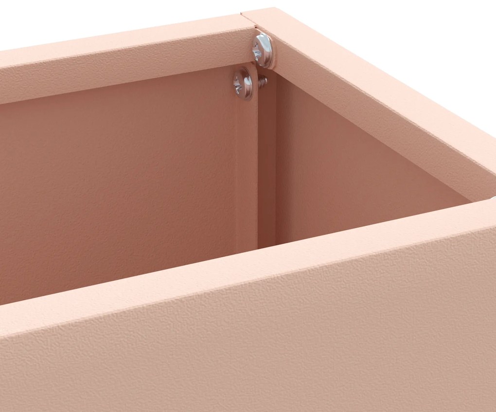vidaXL Ροζ Θήκη Ομπρέλας - 28x12x41 εκ Ατσάλι