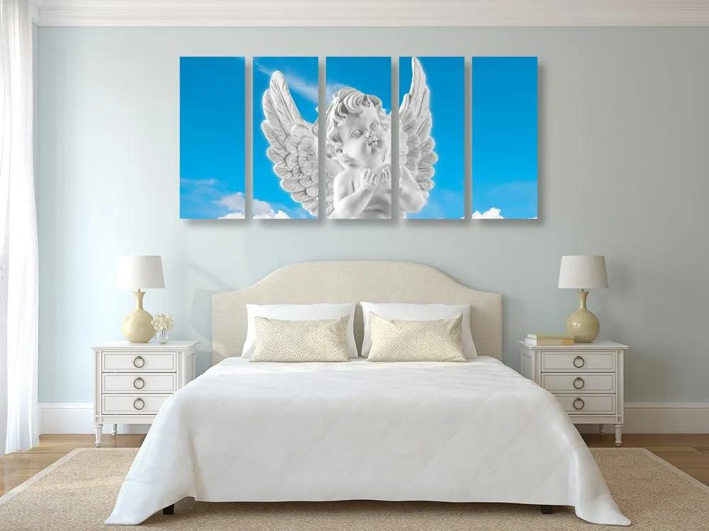 Εικόνα 5 μερών που φροντίζει τον άγγελο στον ουρανό - 200x100