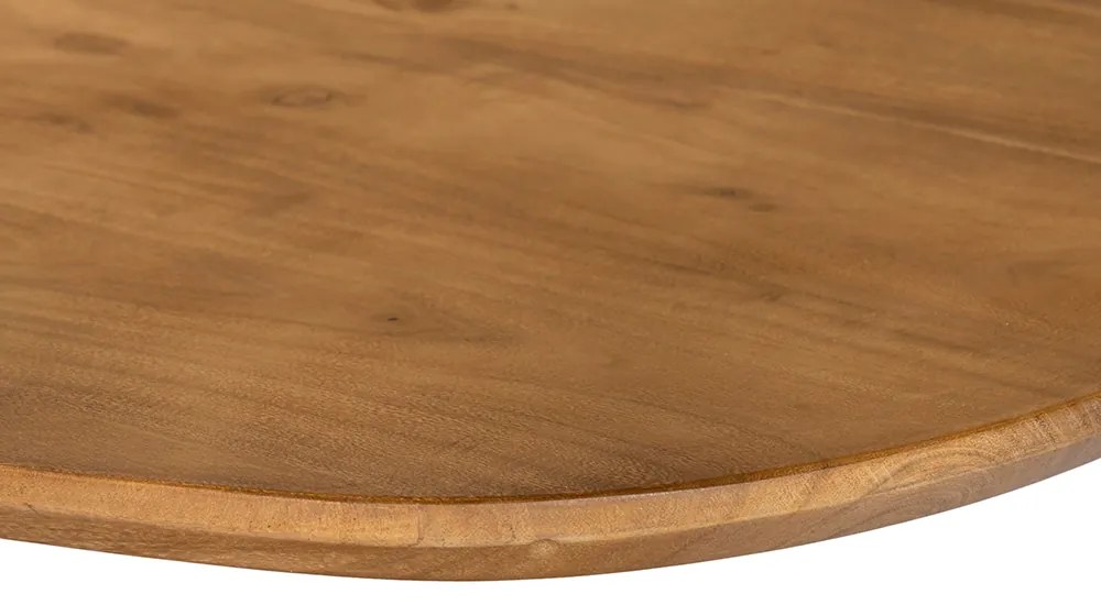 LEVEL COFFEE TABLE ΦΥΣΙΚΟ ΜΑΥΡΟ 95x65xH48cm - 04-1047