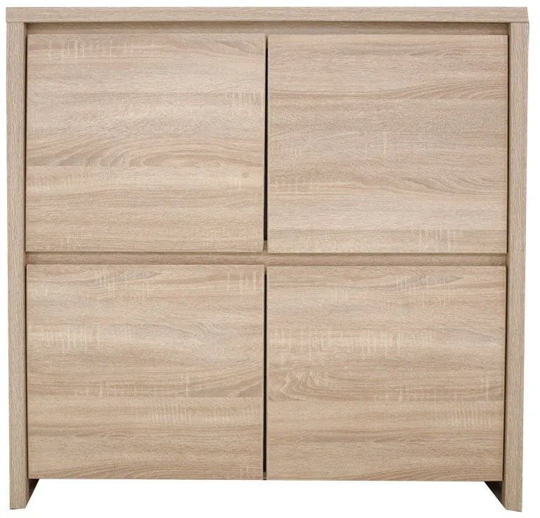 Ντουλάπι Selina pakoworld sonoma 105x40.5x112.5εκ