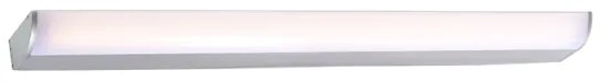 Απλίκα Φωτιστικό Μπάνιου LED 12W 3000K 780LM 57X7X4CM KLARA Aca-PN29LEDW57SR-Λευκό-Ασημί PN29LEDW57SR