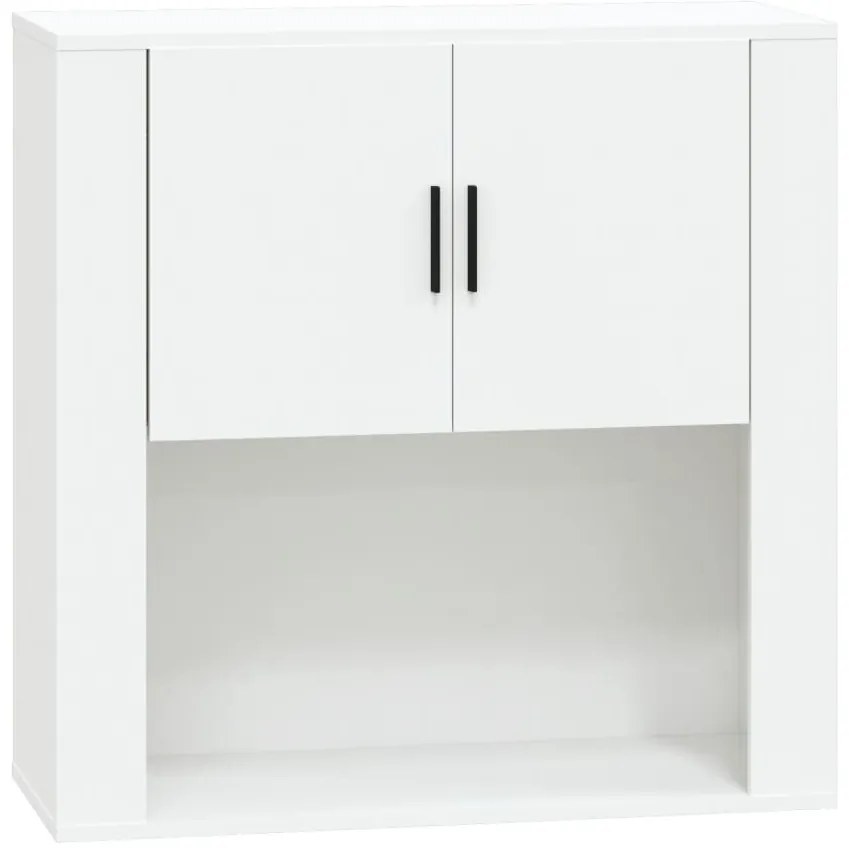 vidaXL Ντουλάπι Τοίχου Λευκό 80x33x80 εκ. από Επεξεργασμένο Ξύλο