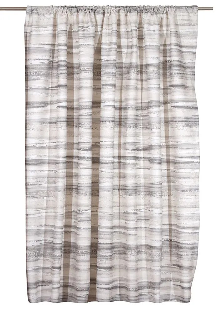 Κουρτίνα Granite Με Τρέσα 3 Grey Anna Riska 140X270cm Cotton-Polyester