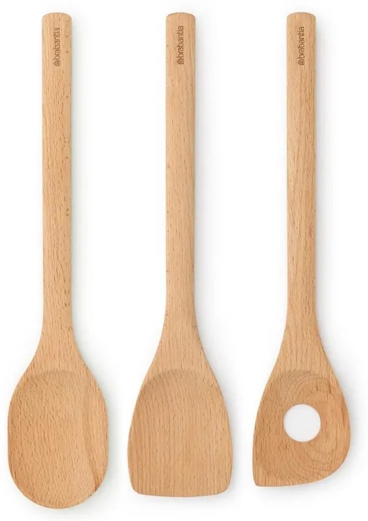 Brabantia 1008511 Σετ Ξύλινων Εργαλείων Σερβιρίσματος 3τμχ Profile Wooden