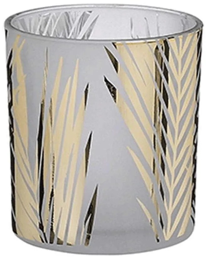 Κηροπήγιο Leaf 02.1121741 9x10cm Silver