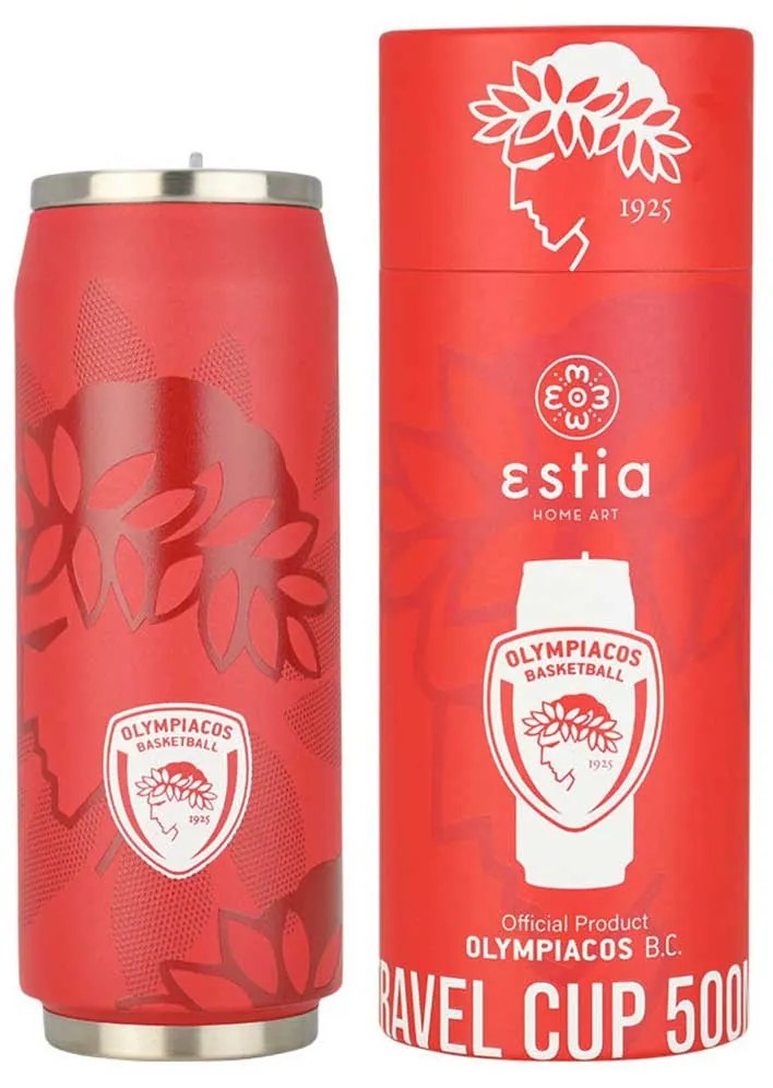 Ποτήρι Θερμός 500ml Estia Olympiacos B.C. Edition 00-27117
