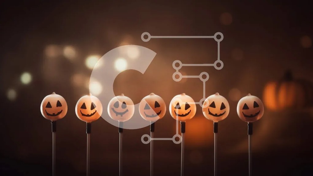 Intra Συλλεκτικό Ξύλινο Παζλ Plywood  4mm - Ομάδα κεριών Jack-o-Lantern με θέμα το Halloween σε ξυλάκια Σε Ξύλινο Κουτί - Διαστάσεις: 10x10 cm – 25 κομμάτια